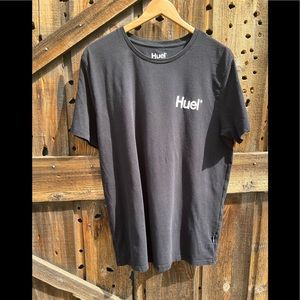 Huel shirt Cotton 96% Elastane 4% Black Extra Large